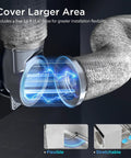 Magnetic Dryer Vent Coupling Kit With Quick Connect And Self Aligning Magnets For Easy Cleanup Airtight Seal 4 Inch Duct 2.6 ft