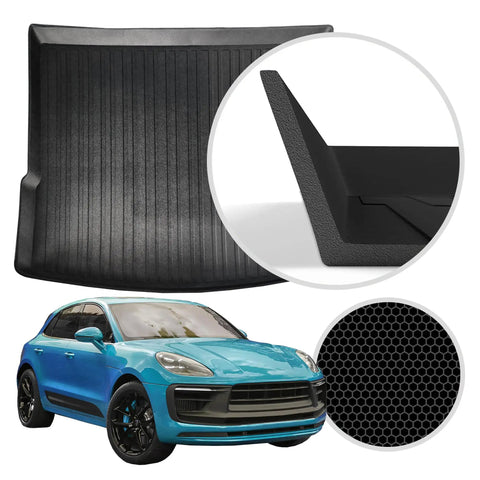 Porsche Macan Cargo Liner All Season Trunk Mat With Custom Fit Laser Measured Protection From Heat And Scratches Durable TPE Construction