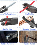 All Purpose Screw Extractor Pliers With Non Slip Serrated Mouth For Stripped And Rusted Screws And Fasteners in use for various tasks