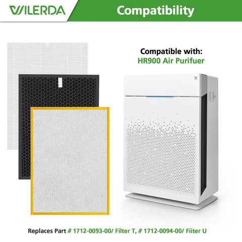 HR900 Replacement Filter Set For Pet Air Purifier Pet Parents Ultimate Clean with filters and HR900 air purifier