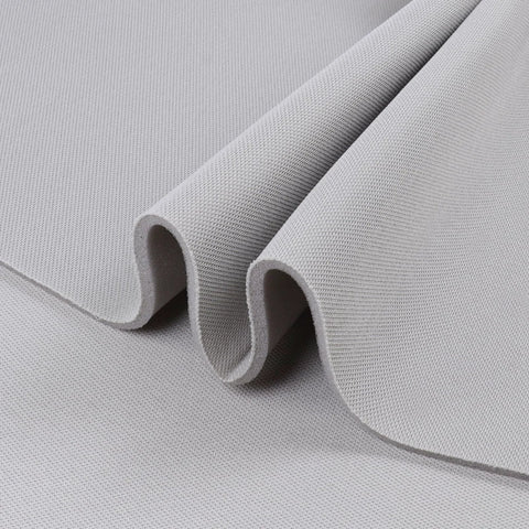 Headliner fabric mesh, light grey with foam backing, rolled sheet 60x40 in.