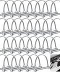 30 Piece Trailer Hitch Pin Locks Set Beefed-Up Built Tough 2-3/4 Inch By 1/4 Inch PTO Shaft Locking Safety Coupler Pins Carbon Steel Arch Design