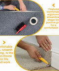 4 Pack Roofing Knives With Fixed Blades Built Tough Heavy Duty Utility Knife Set used for carpet cutting on floor