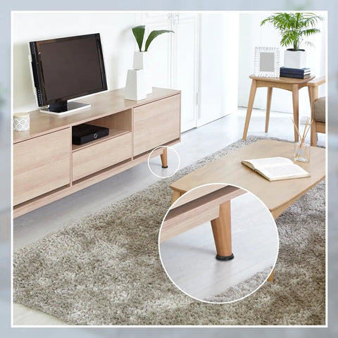Eight Piece Round Black PTFE Furniture Sliders With Nonslip Rubber Grip Three Quarter Inch Glides For Heavy Duty Chairs Wooden Floors Smooth As Butter Pro Upgrade on furniture legs.