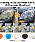 All In One 226 Piece 3 Inch Sanding Disc Kit for Wet and Dry Use with Assorted Grits from 60 to 10000, headlight polishing pads