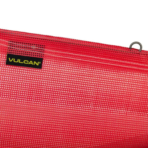 Vented storage bag for Heavy Duty Magnet Kit With Wire Loop Flags For Wide Load Hauling, label and grommet detail visible.