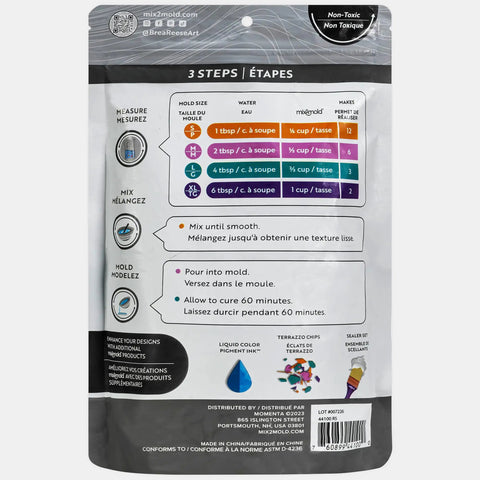 Totally Hassle Free Ceramic Resin Powder And Casting Compound For Quick Custom Creations No Sweat Kiln Free Air Cure Plaster Alternative With Silky White Look In Smart Two Pound Bag For Killer Craft Projects