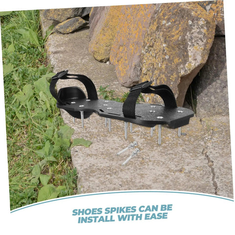 20 Piece Lawn Aerator Shoes Spikes Kit Durable Metal Aeration Tool For Garden Loosens Compacted Soil And Boosts Lawn Health On All Grass Types
