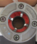 Top view of Pro Grade 1 Inch Die Head Hand Threader with Alloy Dies and 00-R Die Set for Clean Precise Pipe Threading