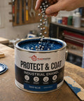 Pouring ball bearings into blue enamel can. Get This Huge 1216 Piece G100 Chrome Steel Ball Bearings Kit Crafted From Aisi 52100 High Carbon Steel Hardened To Sixty Six Rockwell For Max Strength In Eight Sizes From One Half Inch Down To Three Thirty Seconds Great For Repairing Drawer Slides And