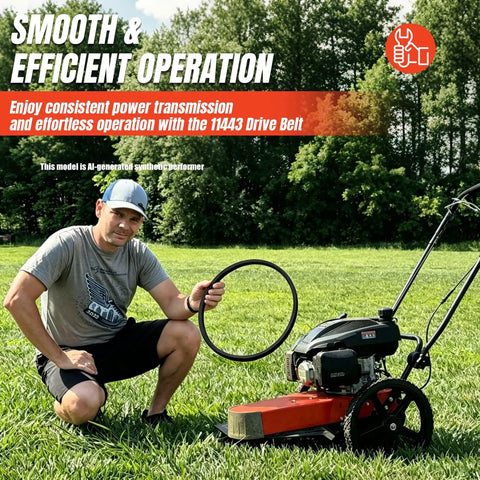 Replacement 45 Inch Drive Belt For Trimmer Mower And DR Power Equipment Heavy Duty Built To Last Wear Resistant Oil And Heat Resistant Belt Durable Outdoor Tool Part For Smooth Operation And Long Lasting Performance on mower