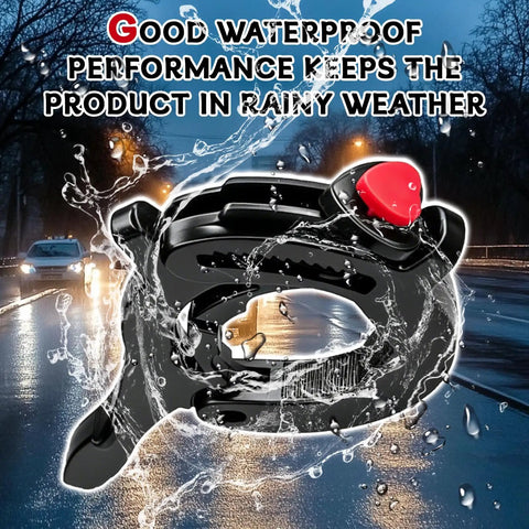 Universal Motorcycle Cruise Control Throttle Lock Assist with adjustable handlebar, waterproof ABS build in rain.