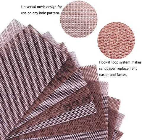 Get 10 Super Cool 75 Inch Mesh Sanding Discs For Quick Jobs That Stay Cool And Resist Clogging Like Crazy So You Can Whip Through Wood Or Metal Projects With Serious Ease And Zero Dust Mess On The Floor Today showing hook and loop mesh sanding discs.