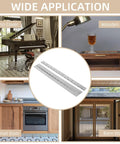 Heavy Duty Stainless Steel Piano Hinges, 36 Inch Continuous Door Hardware With Screws displayed for piano, cabinet, and barn doors.
