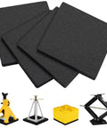 RV Leveling Block Flex Pads 8.5 Inch Rubber Jack Pads for Camper Travel Trailers Jacks and Stabilizers on Uneven Surfaces.