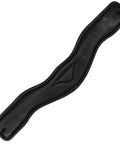Anatomical Dressage Girth with Soft Calfskin Padding for Comfort and Freedom of Movement Elbow Design Black Leather Padding 18 Inch