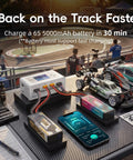 Dual LiPo Charger For RC Fans With Bluetooth App Control, 16A AC 300W DC 700W, Fast Balance Charge setup with racing cars