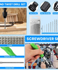 82 Piece Pro Model Tool Kit for Plastic Model Kits and Figure Builds with drill bits and screwdriver