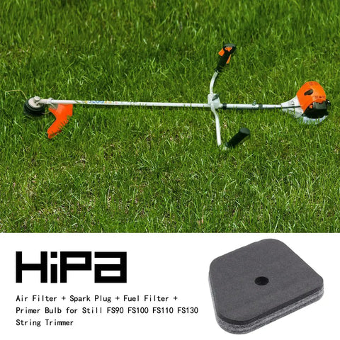 FS90R Air Filter Tune Up Kit For STIHL String Trimmers And Weed Eaters With Spark Plug, Fuel Filter, Primer Bulb