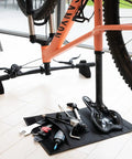 Flipstand Compact Bike Stand With Tool Storage, Saddle Protector And Handlebar Stabilizers For All Bike Types, Water Repellent Outer