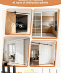 Closet Door Floor Guide Kit 4 Pack For 1-3/8 Inch Doors Universal Fit Keeps Sliding Doors Stable And Quiet On The Track With Durable Plastic Guides Two Mounting Options Includes 8 Screws With Anchors And 4 Adhesive Pads Black installed on various sliding doors