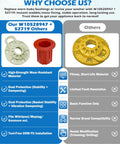 Washer Basket Driven Hub Kit And 52719 Washing Machine Basket Bushing Replacement Set For Whirlpool Maytag Kenmore VMW Replaces AP5665171 PS6012095 W10528947VP W10396887 W10528947 comparison graphic