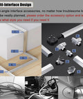 Wall Mounted Cable Raceway For Hidden Wires And Waterproof Cord Cover Keeps Cables Neat And Safe Baby Proof Ready accessories