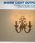 Dope 12 Pack T6 Tubular Incandescent Bulbs 25W Dimmable Warm White 2700K 180 Lumens Clear Glass E12 Candelabra Base in wall sconce
