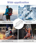 Tough As Nails Safety Goggles Featuring Antifog Coating And Impact Resistant Lenses in various applications like construction, laboratory, and outdoor.