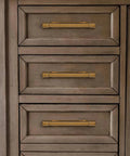 Antique Brass Cabinet Pull Set 5 Pack 3 Inch Center To Center Backplates With Base Plate Zinc Alloy handles on wood drawers