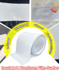 Waterproof Repair Tape For Awning And Canvas 4 Inch By 20 Foot Outdoor Patch Tape roll demonstrating waterproof features