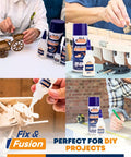 Cyanoacrylate Glue And Instant Activator Spray Set, Go To Bond For Woodworking Plastic Rubber Granite, DIY And Industrial Projects