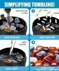 2.5 Lb Ceramic Media For Rock Tumbling Non Abrasive Filler Size Three Sixteenth By Three Eighth Inch setup steps