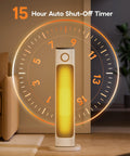 25 Inch Infrared Space Heater 1500W With Remote For Fast Warm Up, 15 Hour Timer, 3 Modes, in cozy room setting