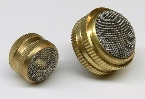 Built Tough Real Deal Ultrasonic Cleaner Baskets Set Of Two With Secure Screw Lock Brass Body And Stainless Steel Mesh Basket for tiny parts.