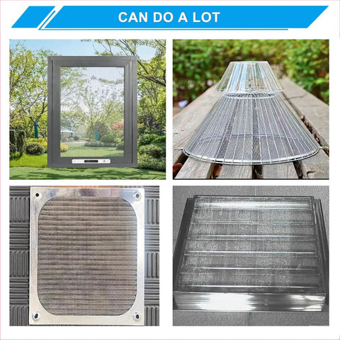 Built To Last Heavy Duty Stainless Steel Mesh Screen 20 Mesh 304 Rust Resistant Fine Wire Roll used in windows and vents