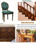 Multiple furniture styles including wooden chair, staircase, cabinet, and desk highlighting varied applications.