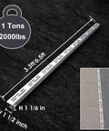 Built Tough Outdoor Trench Drainage Kit With Stainless Steel Grate For Driveways, Patios, Courtyards, And Lawns, hidden system