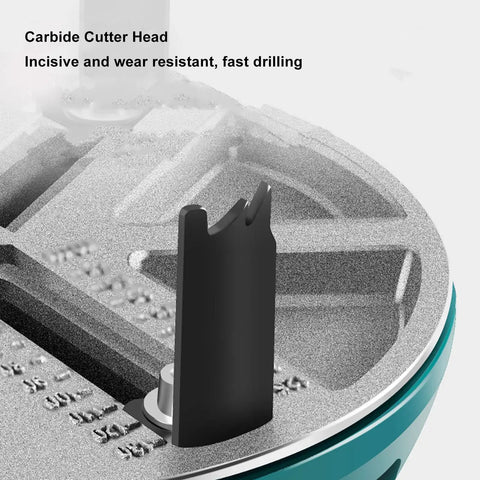 Heavy Duty Hole Saw Kit With 12 Blades For Woodworking Pros Featuring Punching Range From Five To Half Inch That Drills Clean Holes In Plywood Plastic Gypsum Acrylic Sheets And Thin Metal Without A Messy Chip Explosion Every Time You Cut. carbide cutter head