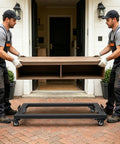 Workhorse Heavy Duty Furniture Dolly With Reinforced Steel Frame And Ball Bearing Swivel Casters For Smooth Roll Over Gravel Concrete And Thresholds Built For Easy Hauling And Tough Moving Jobs under large TV stand