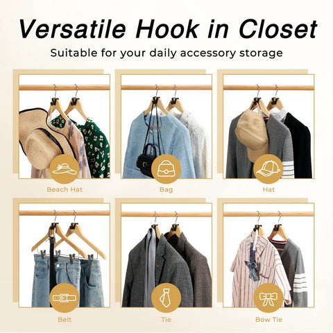 60 Pack Closet Space Saver Hooks Are A Straight Up Game Changer To Double Your Rack Capacity Vertically While Maximizing Hanging Space And Kicking Clutter Out The Door Forever Today