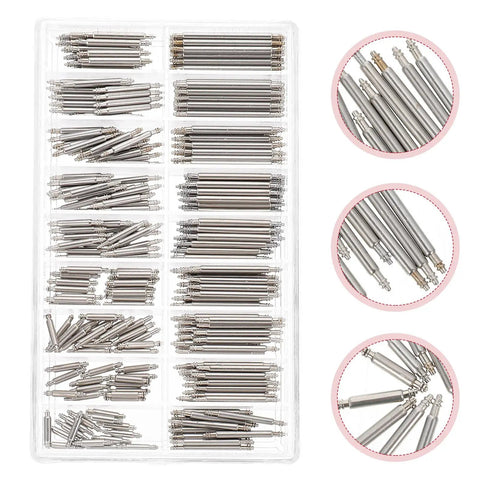 Watch Band Pins Replacement Kit With Stainless Steel Spring Rods For Easy Strap Repair Pro Grade Durable Anti Rust Kit