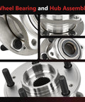 Two Piece Front Wheel Bearing And Hub Assembly Fits Hyundai Nexo Sonata Tucson Veloster N And Kia Cadenza Optima Sportage