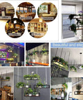 Dope Ceiling Hanging Wine Glass Rack With Industrial Wood And Metal Frame Floating Shelves For Bar Kitchen Balcony Display Overhead Garage Rack To Store Glasses And Bottles In Style in various room settings.