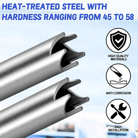 Pro Grade Six Piece Screw Extractor Set With Quarter Inch Drill Bits For Removing Stripped And Broken Screws And Bolts Heavy Duty Steel