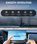User activating Heavy Duty Sliding Gate Opener for 40 Ft Gates Up To 1400 Lb With 280W Chain Drive using HomeLink in car
