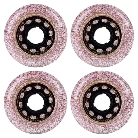 Replacement Inline Skate Wheels 4 Pack 83A Hardness For Indoor Outdoor Use With No Bearings Durable PU Long Lasting