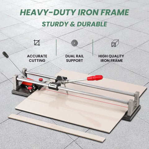 Manual Tile Cutter 31 And A Half Inch Built To Last Pro Grade Porcelain Ceramic Tile Cutter With Heavy Duty Iron Frame