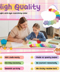 Mother and daughter writing with Colorful Flower Sticky Notes 3 Inch Pack Of 24 With 100 Sheets Per Pad, bright assorted colors.