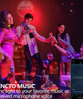 Group enjoying party with IP68 Waterproof LED Strip Lights USB Powered 5V With Music Sync Bluetooth App And RF Remote
